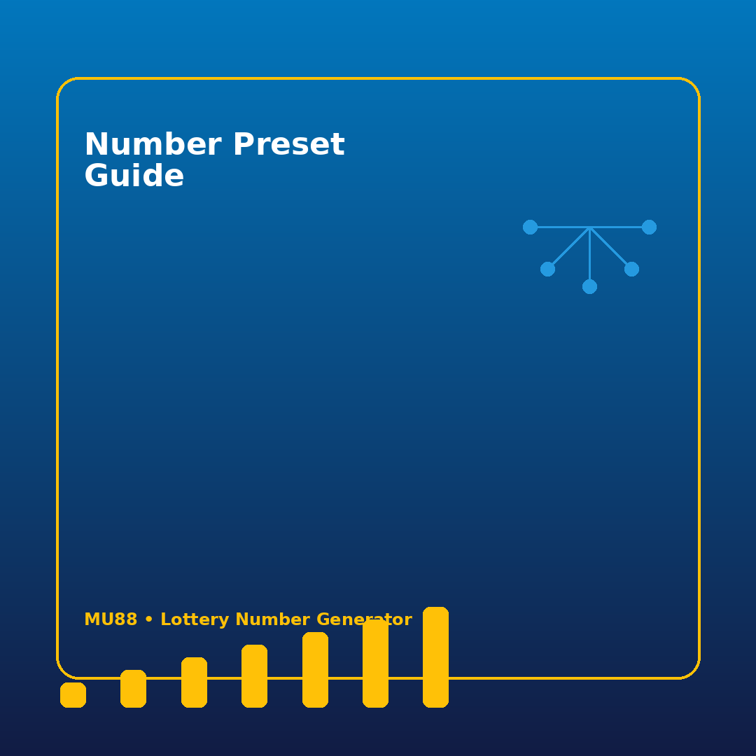 number preset guide